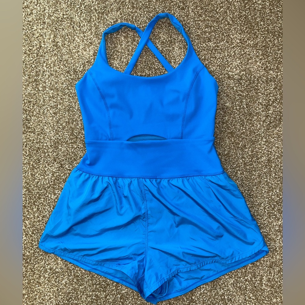 Free People Righteous Runsie in Color Blueprint, Size Small